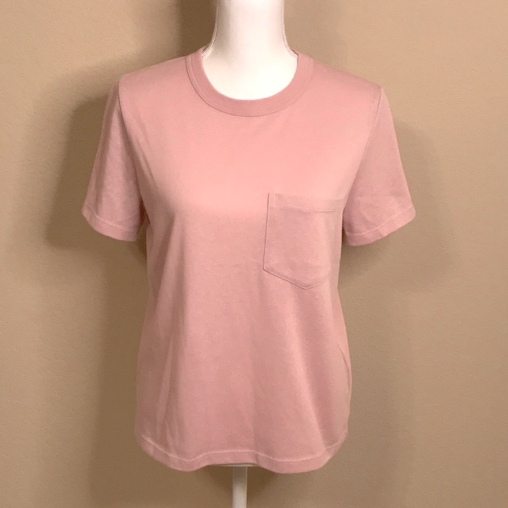 Madewell Tomboy Pocket Tee in Dusty Pink